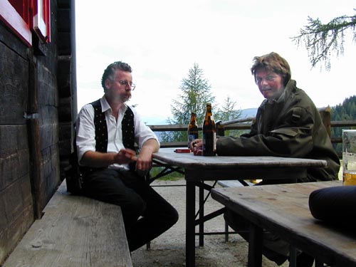 Der Wirt und mein Fotograf